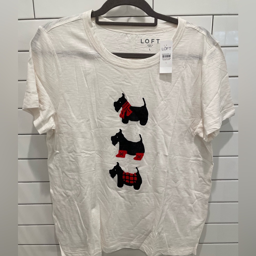 Loft Scottie Dog graphic tee